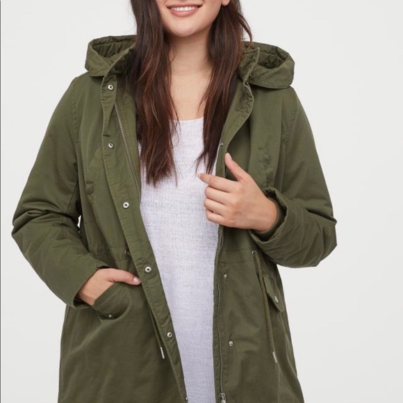 hunter green parka